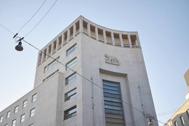 Milan, Italy - December 05, 2017 : View of 'Palazzo Scoccimarro'