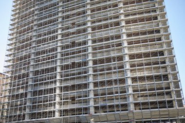 Milano, İtalya - 17 Aralık 2017 : Bina inşaatı