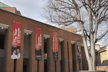 Milan, Italy - February 09, 2017 : View of 'Piccolo Teatro' 