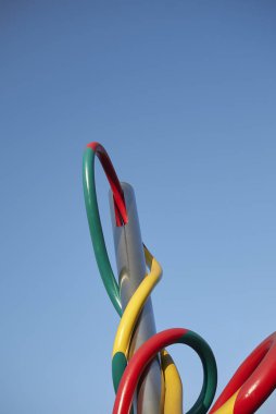 Milan, Italy - April 20, 2018: View of 'Ago, filo e nodo' 