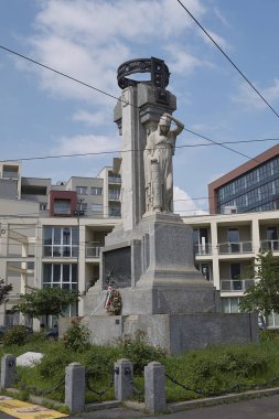 Milan, Italy - May 09, 2018: Monument 'Ai caduti di Musocco'