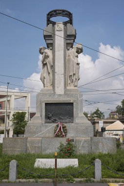 Milan, Italy - May 09, 2018: Monument 'Ai caduti di Musocco'