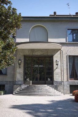 Milano, İtalya - 26 Eylül 2018 : Villa Necchi Campiglio Görünümü