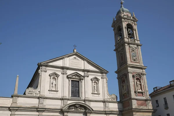 Milão Itália Abril 2018 Basílica Santo Stefano Maggiore Milão — Fotografia de Stock