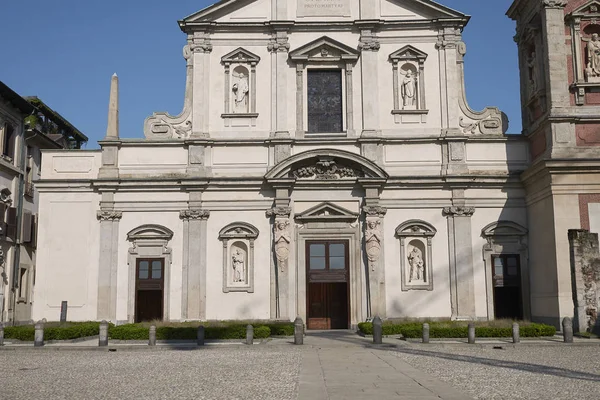 Milão Itália Abril 2018 Basílica Santo Stefano Maggiore Milão — Fotografia de Stock