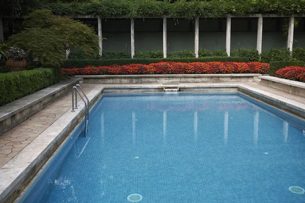 Milan Italy July 2018 View Villa Necchi Campiglio Swimming Pool — Stock Photo, Image