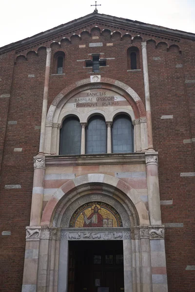 Milano Luglio 2018 Veduta Della Chiesa San Babila — Foto Stock