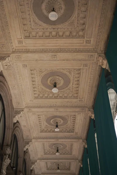 Milan Italy July 2018 Decorated Arcade Piazza Duomo — Stock Photo, Image