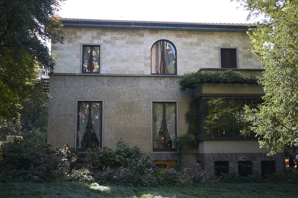 Milano, İtalya - 26 Eylül 2018 : Villa Necchi Campiglio Görünümü