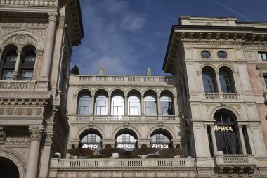 Milano, İtalya - 16 Ocak 2019 : Galleria Vittorio Emanuele Ii görünümü