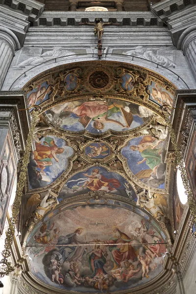 Milano Gennaio 2019 Soffitto Carlo Urbino Nella Chiesa Santa Maria — Foto Stock