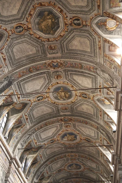 Milano Gennaio 2019 Soffitto Nella Chiesa Santa Maria Della Passione — Foto Stock
