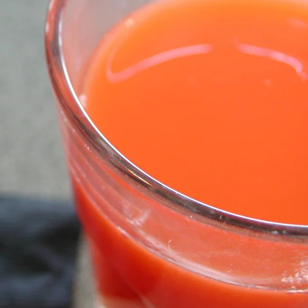 Carrot juice in a glass — Stock Photo, Image