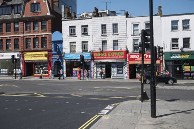 Londra, İngiltere - 26 Haziran 2018 : Hackney merkez görünümü