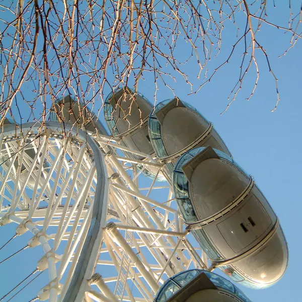 Londres Reino Unido Março 2002 Eye Wheel — Fotografia de Stock