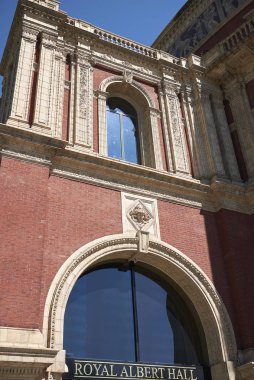 Londra, İngiltere - 26 Haziran 2018 : Royal Albert Hall manzarası
