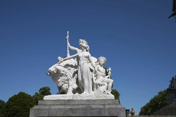 Londres Reino Unido Junho 2018 America Group Albert Memorial Kensington — Fotografia de Stock