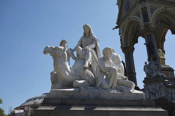 London Egyesült Királyság Június 2018 Afrikai Csoport Albert Memorial Kensington — Stock Fotó