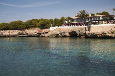 Minorca, Balear Adaları, İspanya - 02 Eylül 2013 : Cala Blanca'nın Görünümü, Minorca