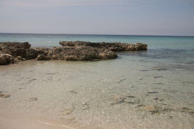 Minorca, Balear Adaları, İspanya - 04 Eylül 2013 : Son Bou'nun Görünümü, Minorca