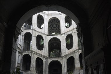 Napoli, İtalya - 24 Temmuz 2018 : Palazzo Sanfelice Görünümü