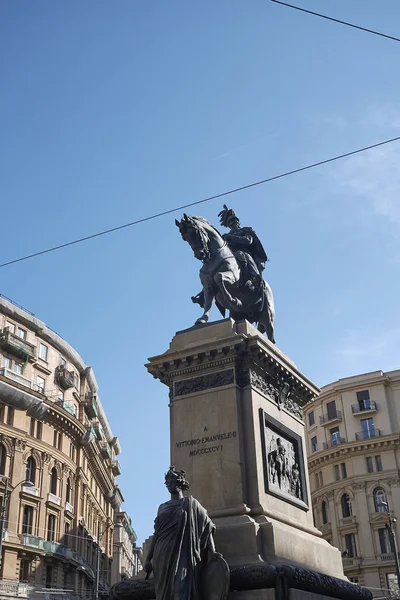 Naples Olaszország Július 2018 Vittorio Emanuele Emlékmű — Stock Fotó