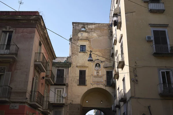 Napoli Luglio 2018 Quartiere San Lorenzo — Foto Stock