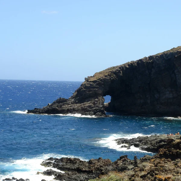 Pantelleria Italy July 2007 Elephant Rock — Stock Photo, Image