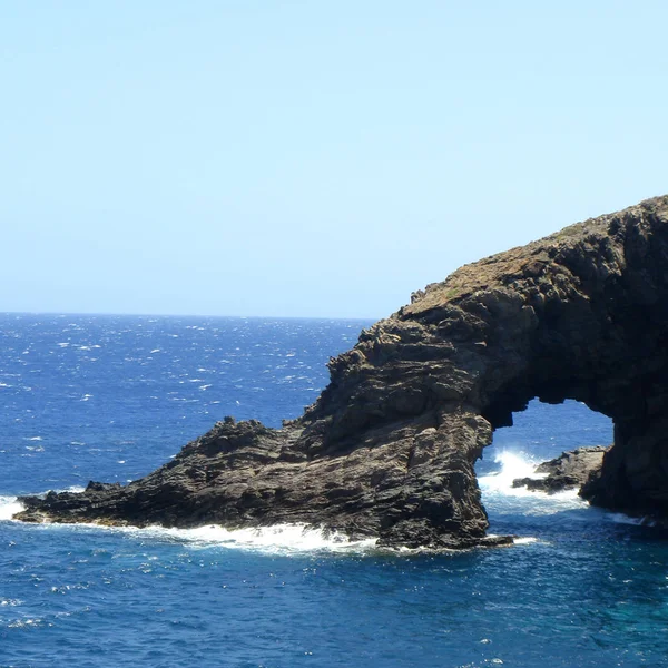 Pantelleria Italy July 2007 Elephant Rock — Stock Photo, Image