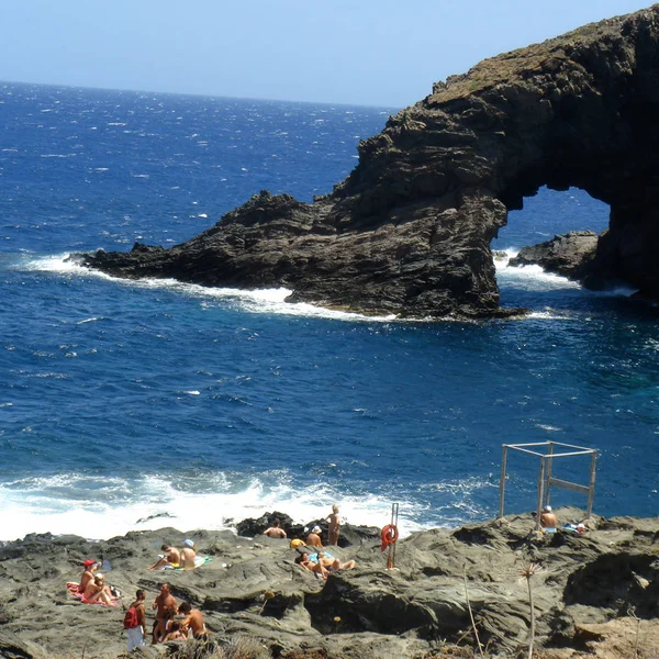 Pantelleria Italy July 2007 Elephant Rock — Stock Photo, Image