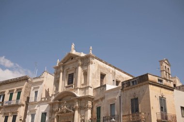 Lecce, İtalya - 08 Eylül 2012 : Santa Maria delle Grazie kilisesi