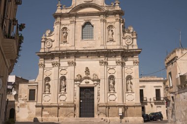 Lecce, İtalya - 08 Eylül 2012 : Alcantarine kilisesi