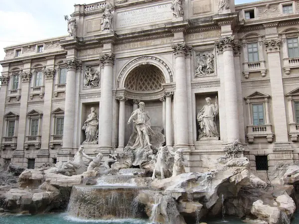 Rome Italy July 2011 Trevi Fountain — Stock Photo, Image
