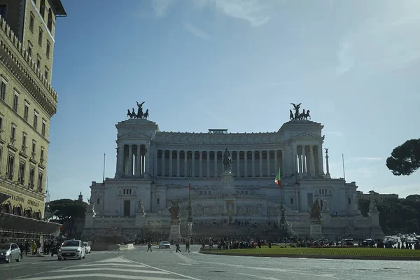Roma Italien Februari 2019 Beskåda Altare Della Patria — Stockfoto