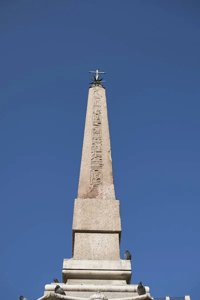 Roma Itália Fevereiro 2019 Vista Fonte Panteão — Fotografia de Stock