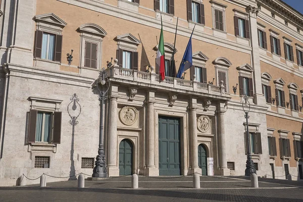 Roma Italien Februari 2019 Beskåda Palazzo Montecitorio — Stockfoto