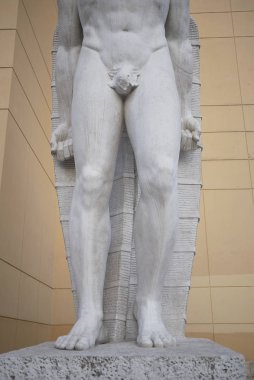 Forli, İtalya - 09 Ağustos 2018 : Icarus heykeli