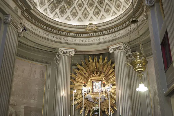 Forli Italy February 2018 Madonna Del Fuoco Church Interior — Stock Photo, Image