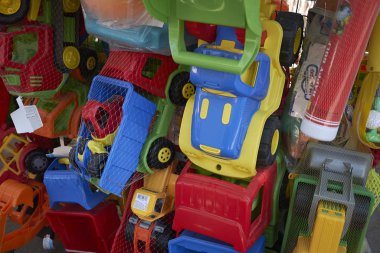 Milano Marittima, İtalya - 16 Temmuz 2017 : oyuncaklar