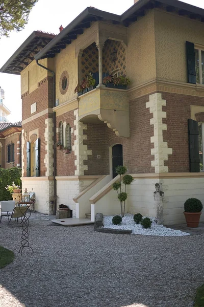 Milano Marittima Italy July 2017 Villa Palanti — Stock Photo, Image