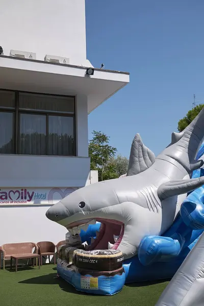 Μιλάνο Μαριτίμα Ιταλία Ιουλίου 2017 Φουσκωτός Καρχαρίας — Φωτογραφία Αρχείου