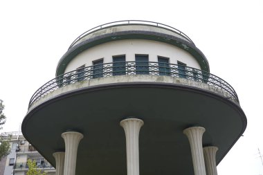 Milano Marittima, İtalya - 07 Ağustos 2019 : Residence Touring'in Görünümü