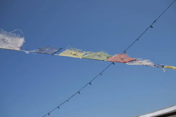 Milano Marittima Italie Juillet 2017 Drapeaux Prières — Photo