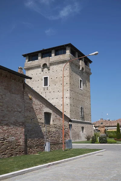 Σινγκια Ιταλία Αυγούστου 2018 Θέα Στο Torre San Michele Πύργος — Φωτογραφία Αρχείου