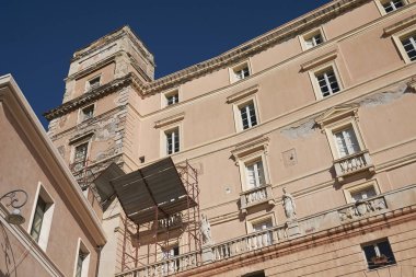 Cagliari, Italy - November 11, 2017 : view of 'Palazzo Boyle'