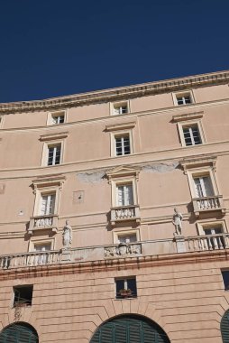 Cagliari, Italy - November 11, 2017 : view of 'Palazzo Boyle'