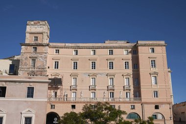 Cagliari, Italy - November 11, 2017 : view of 'Palazzo Boyle'