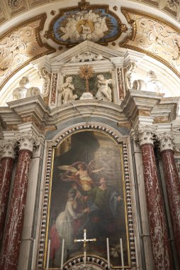 Cagliari, İtalya - 11 Kasım 2017 : 'Santa Cecilia' şapeli