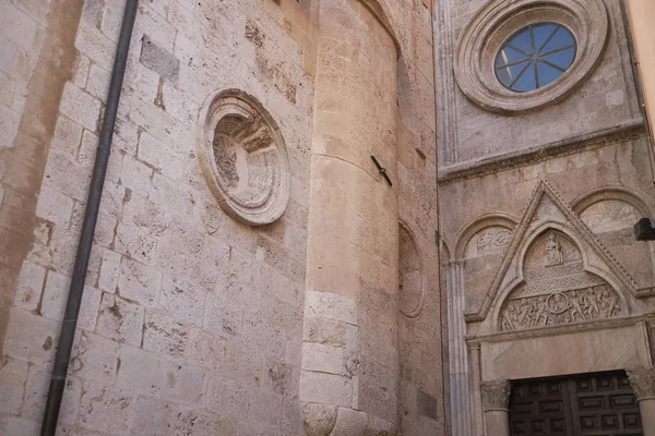 Cagliari Italy November 2017 Secondary Entrance Cagliari Cathedral — Stock Photo, Image