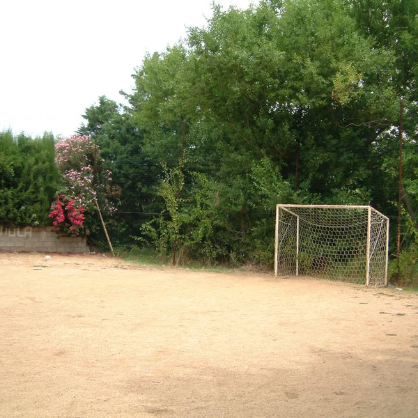 Olbia Itália Julho 2002 Playground Futebol — Fotografia de Stock